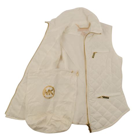 vest michael kors creme|Michael Kors vest women's.